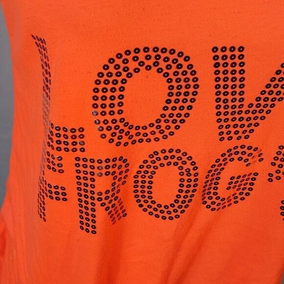 Cancun Senor Frog "Love Frogs" Sequined Tank Top - Picture 2 of 8